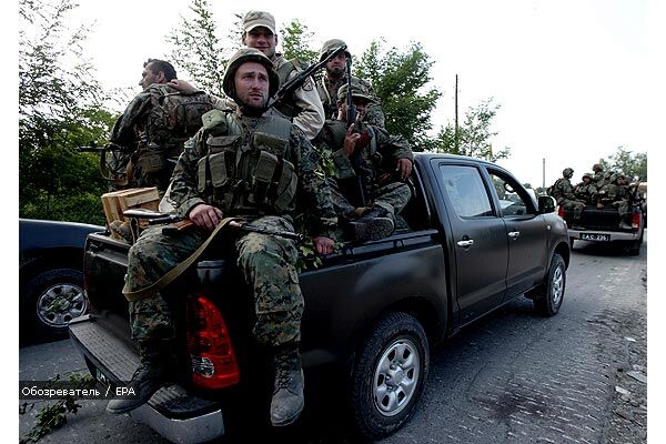 Грузия-Южная Осетия: Войска РФ продвигаются на юг Грузии