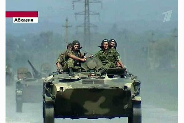 Войска России захватили большую часть Грузии