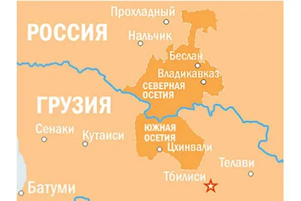 Возле лагеря МЧС России в Цхинвали гремят взрывы