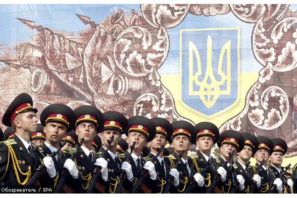В Киеве танки и истребители