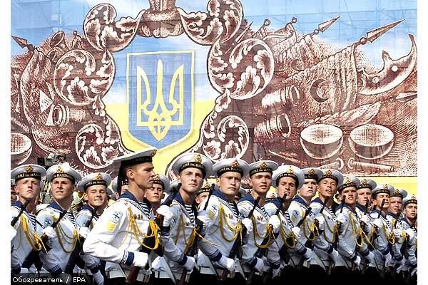 В Киеве танки и истребители