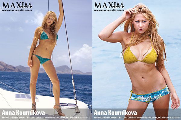 Анна Курникова в сексуальной фотосессии журнала Маxim