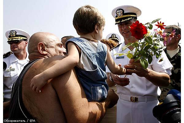До Грузії підійшов ще один корабель ВМС США
