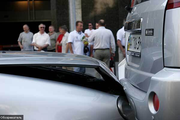 Велике ДТП в Києві біля бізнес-центру "Парус"