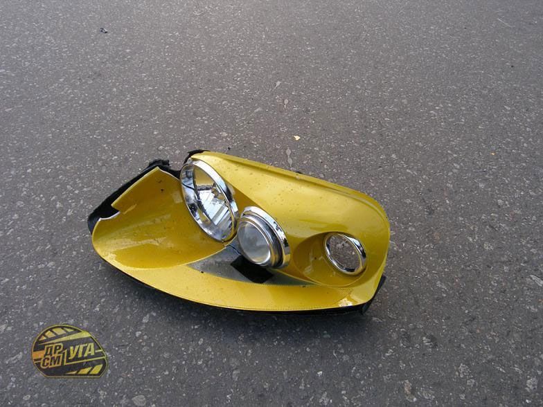 Лихач разбил Aveo и скрылся с места аварии