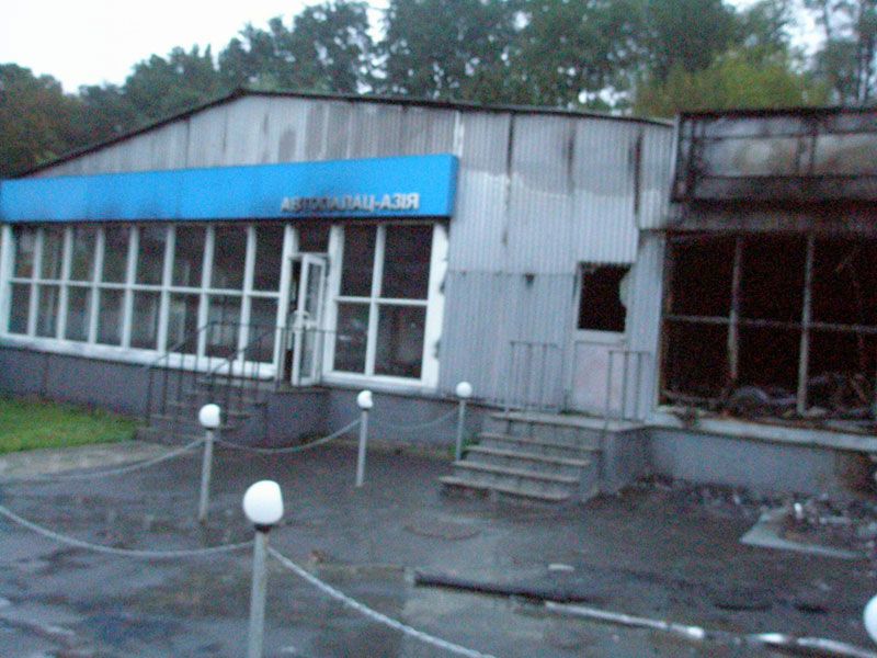 В Киеве пожар уничтожил салон Yamaha