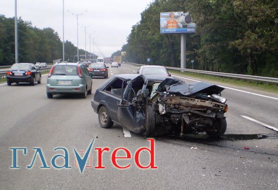 ДТП на Бориспольской трассе, водитель родился в рубашке