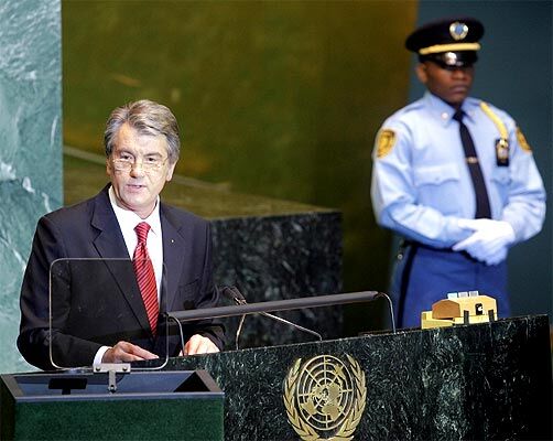 ПР: Ющенко говорил с ООН, как со стадом баранов