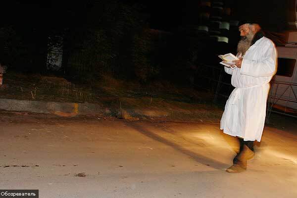 Хасиды празднуют Рош-Ашана в Умани. Ночь накануне