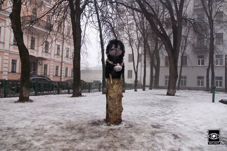 В Киеве установили памятник "Ежик в тумане" (ВИДЕО)