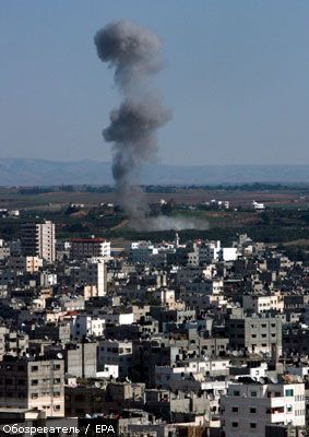 ВВС Израиля разбомбили центр Газы