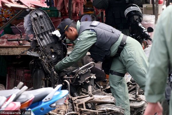 У Таїланді стався вибух, 24 постраждалих (ФОТО)