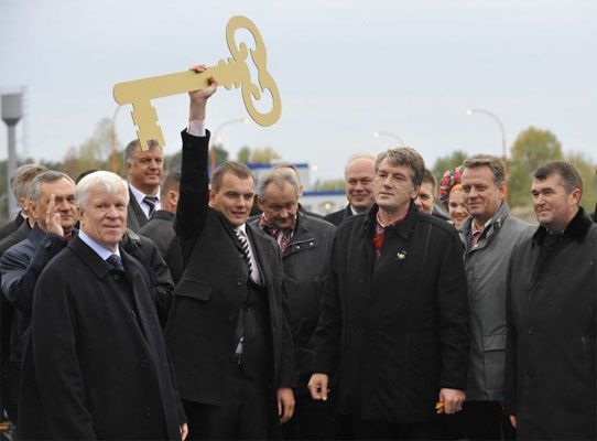 НИБУЛОН торжественно открыл первый речной терминал на Днепре