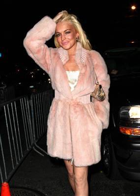 Размазанная и "вмазаная" Линдсей Лохан