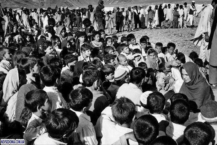 Анджелина Джоли в Афганистане