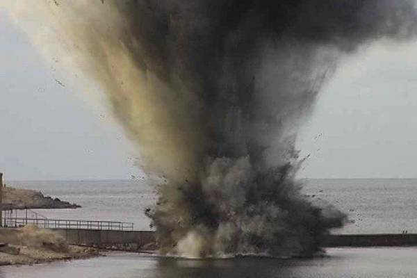 У Севастополі знешкодили 800-кілограмову якірну міну