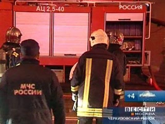 Закрытие не спасло "Черкизон" от пожара (ФОТО)