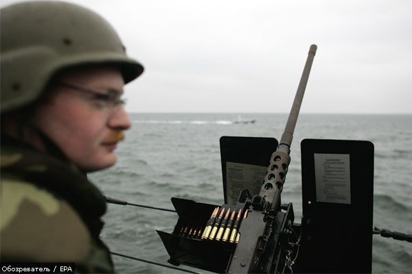 Американский эсминец обстрелял побережье Польши (ФОТО)