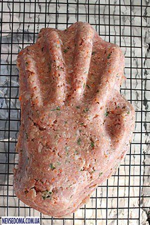 Как сделать руку из мяса на Хэллоуин