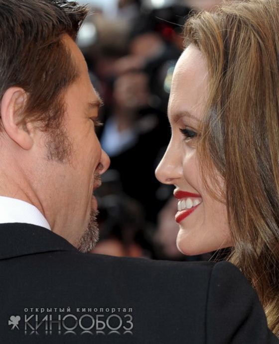 Дикая  растительность на лице Брэда Питта