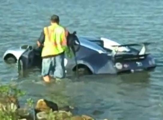 В Техасе утопили Bugatti Veyron