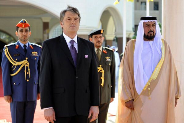 Ющенко зазывает бизнесменов ОАЭ инвестировать в Евро-2012