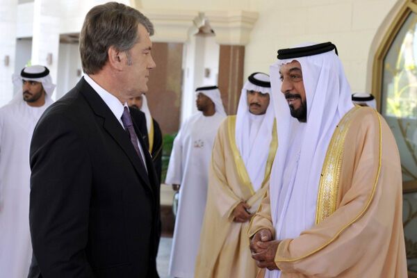 Ющенко зазывает бизнесменов ОАЭ инвестировать в Евро-2012