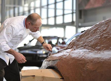 В Голландии делают Porsche из шоколада