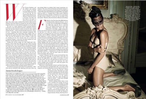 Откровенная фотосессия Виктории Бэкхем