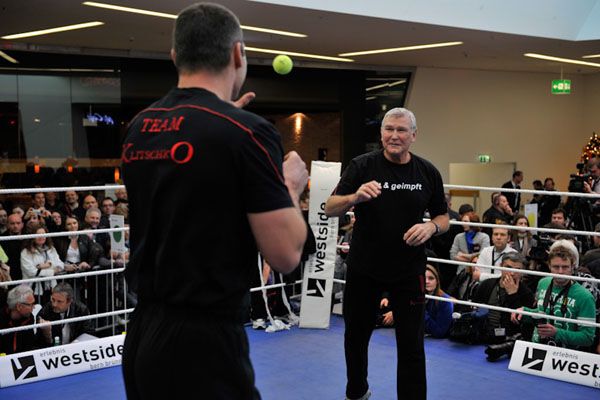 Открытая тренировка: Кличко против Джонсона (фото)