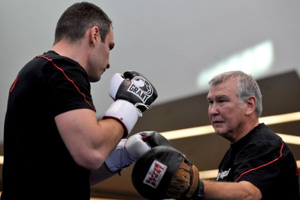 Открытая тренировка: Кличко против Джонсона (фото)