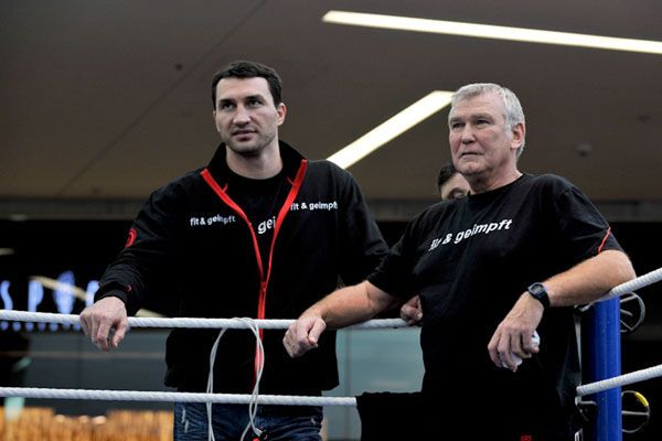 Открытая тренировка: Кличко против Джонсона (фото)