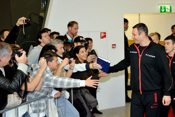 Открытая тренировка: Кличко против Джонсона (фото)