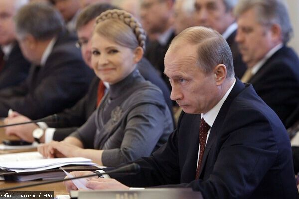 Тимошенко не считает обидной шутку Путина о галстуке