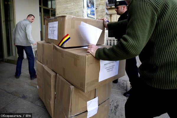 В Румынии пересчитывают бюллетени