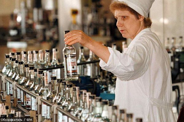 В Украине глубокий "водочный" кризис