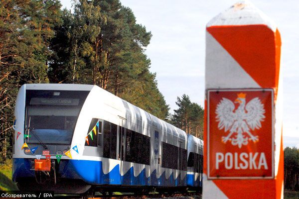 Россияне захватили польский поезд