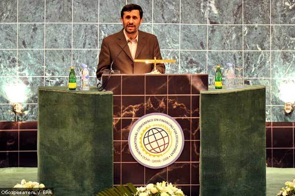 Ахмадинеджад: природу разрушает дикий капитализм