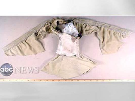 Телеканал ABC показал заминированные трусы террориста. ФОТО