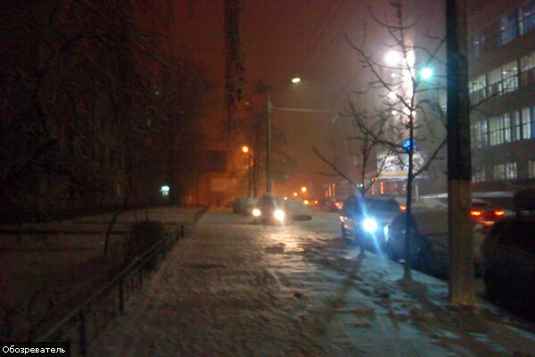 Киев в снежной западне, транспорт не ходит (ФОТО ЭКСКЛЮЗИВ)