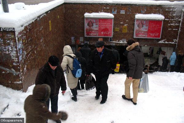 Киев в снежной западне, транспорт не ходит (ФОТО ЭКСКЛЮЗИВ)