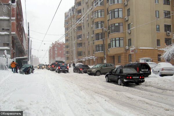 Київ у сніговій пастці, транспорт не ходить (ФОТО ЕКСКЛЮЗИВ)
