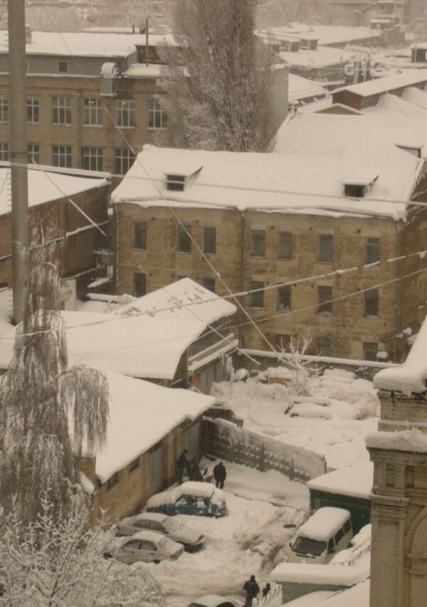 Жители Киева попали в новогоднюю сказку