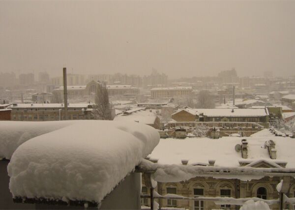 Жители Киева попали в новогоднюю сказку