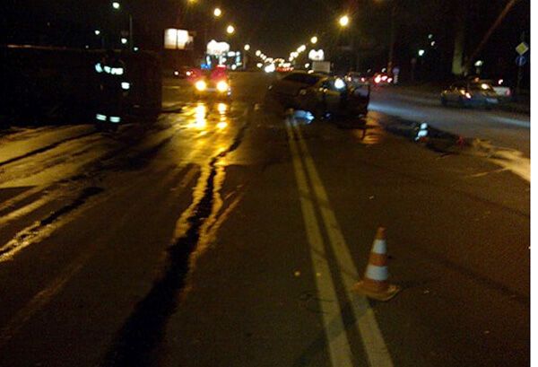 Пьяный гаишник  устроил беспредел на дороге (ФОТО)