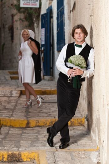 Свадебная фотосессия солистов «Би-2» в «Hello!»