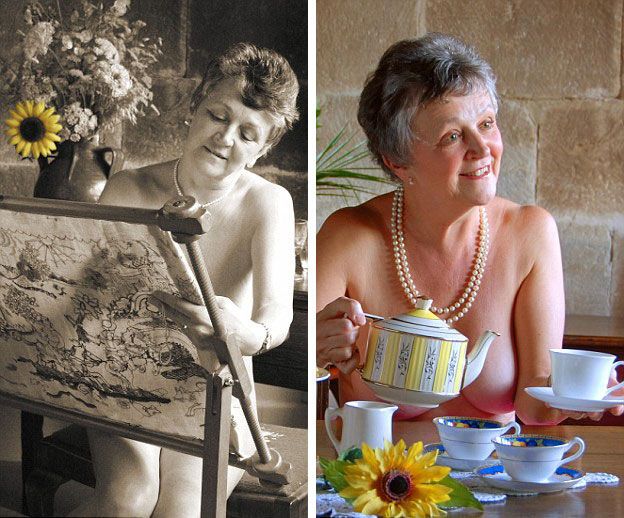 Отчаянные старушки разделись ради благотворительности