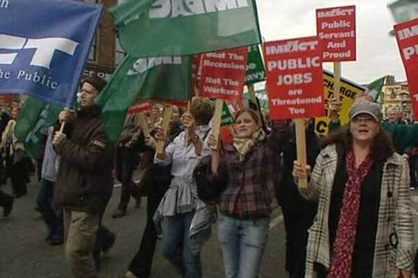 Ирландцы вышли на улицы протестовать против кризиса