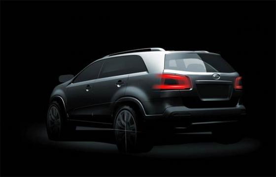 Kia показала первые рисунки нового Sorento