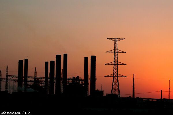 Виробництво електроенергії скоротилося на 15%